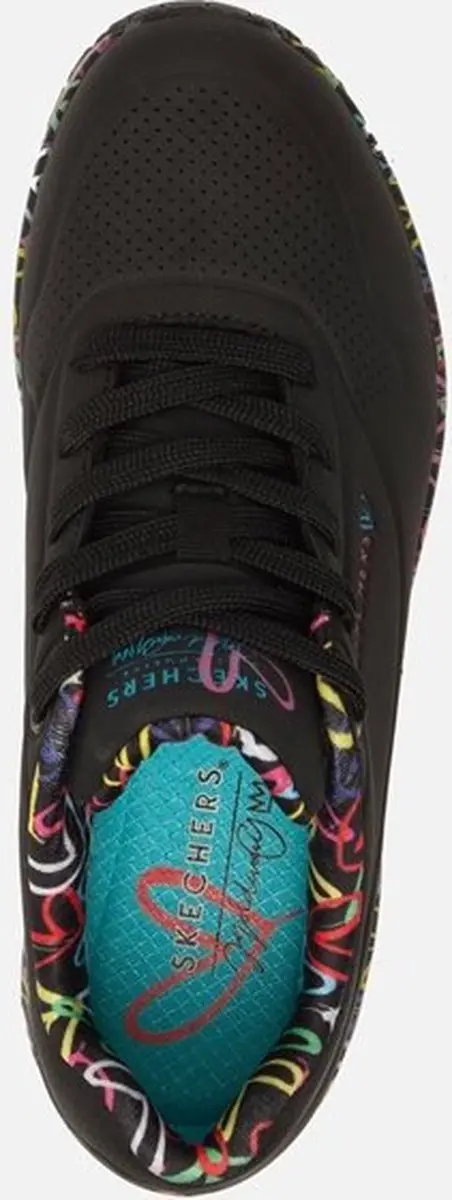 Skechers Uno Loving Love Skechers Street Sneakers - 35 - Zwart - afbeelding 5 van 6