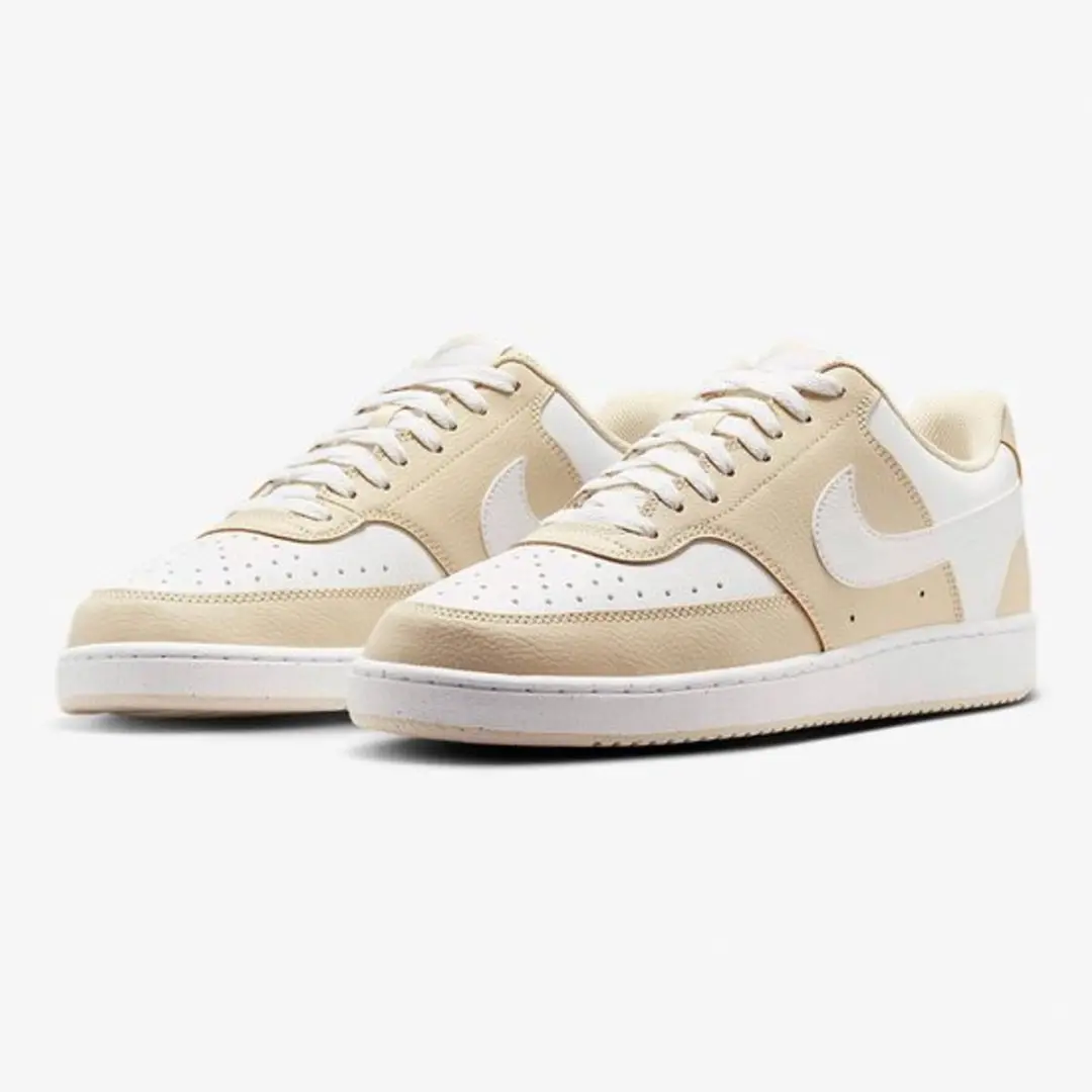 Nike Court Vision Low Sneakers Heren - 46 - Beige/Wit - afbeelding 3 van 6