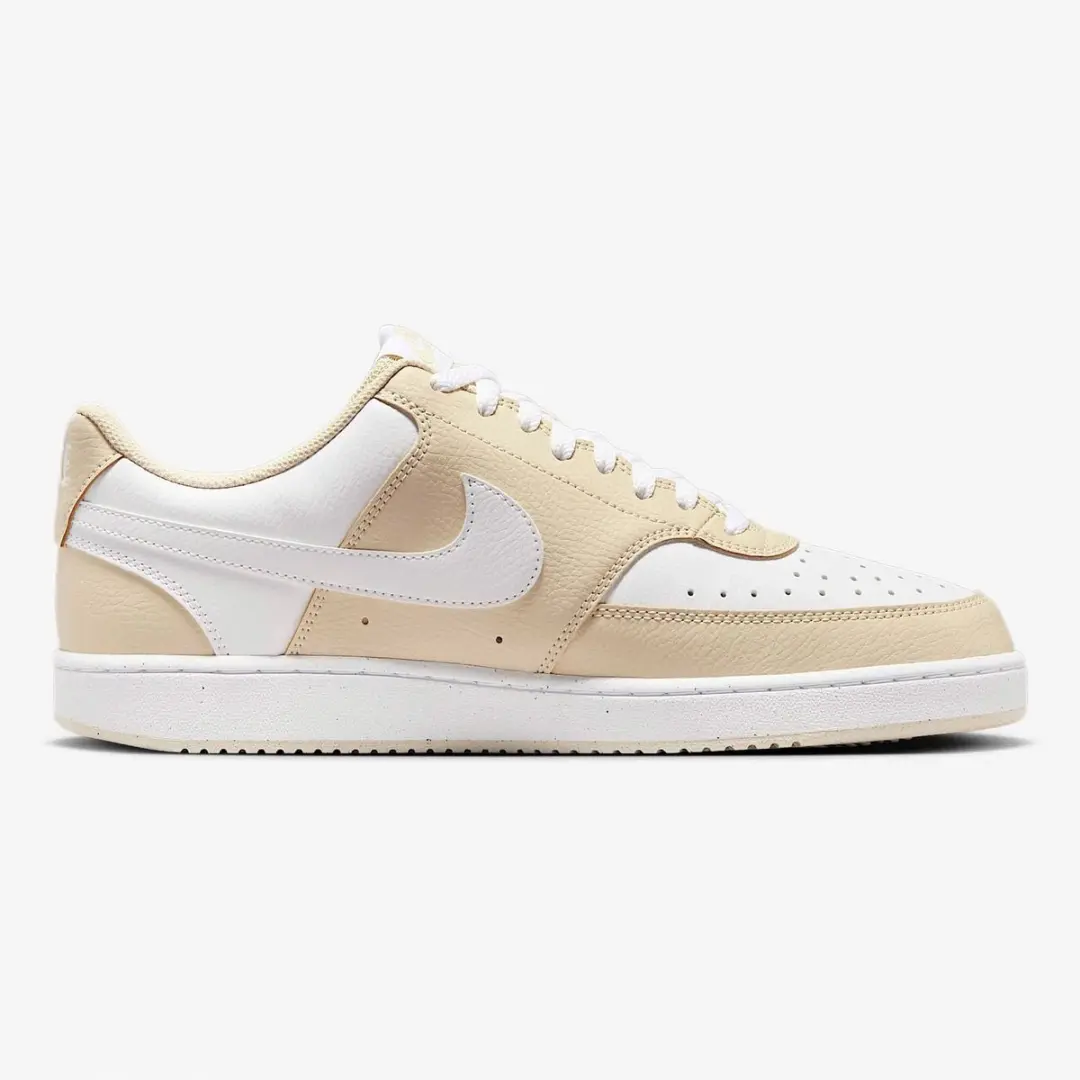 Nike Court Vision Low Sneakers Heren - 46 - Beige/Wit - afbeelding 4 van 6