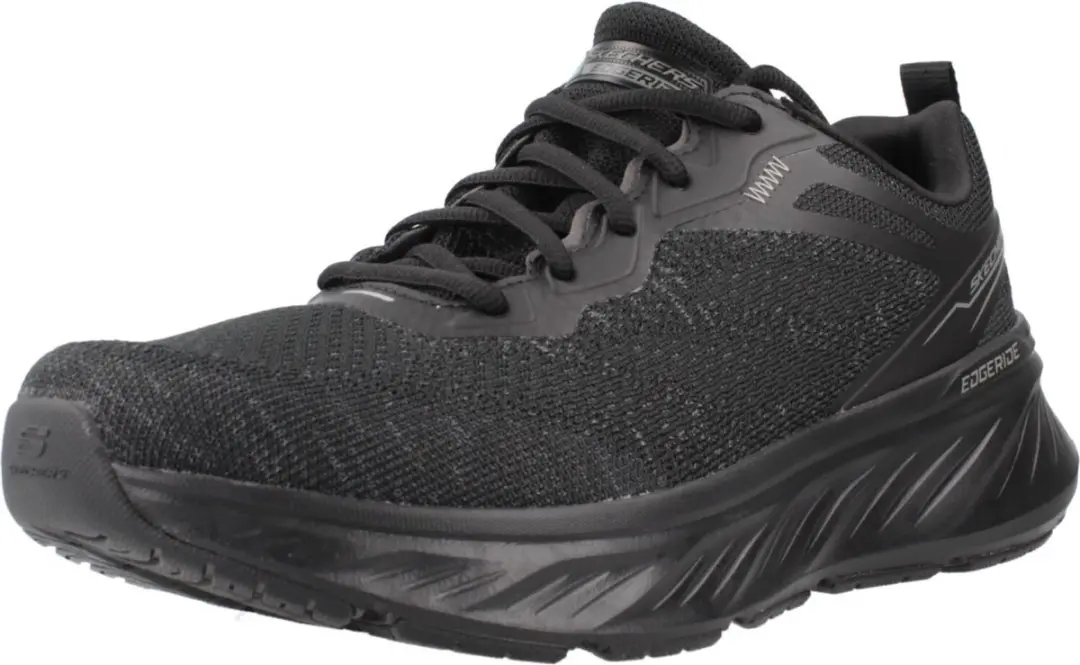Skechers Edgeride Rekze Sneakers 232836-BBK - Zwart - afbeelding 3 van 6