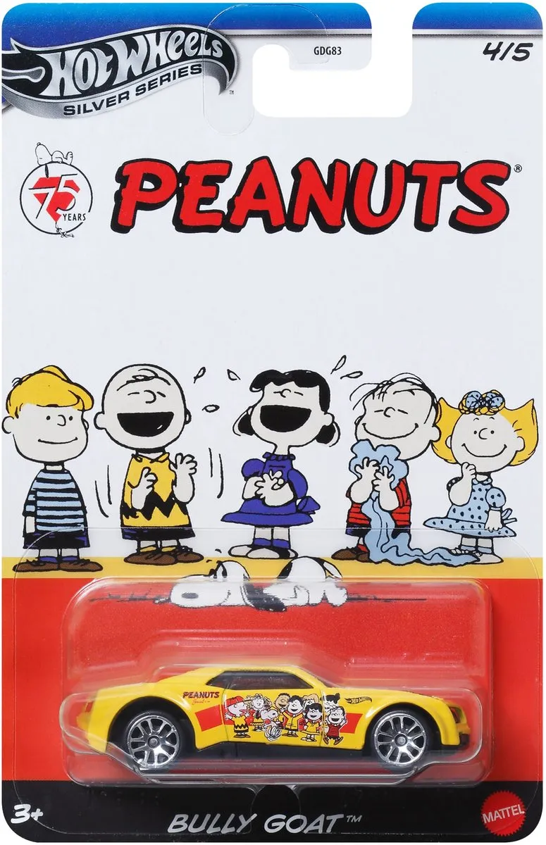 Hot Wheels Peanuts Bully Goat JCB83