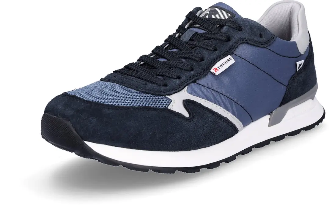 Rieker Evolution herensneaker blauw grijs