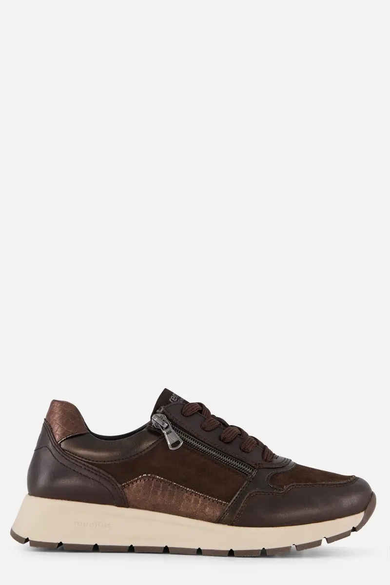 Remonte Sneakers bruin Synthetisch