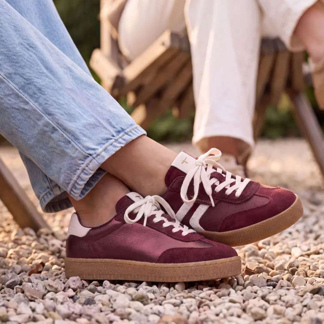 Tamaris Sneakers bordeauxrood