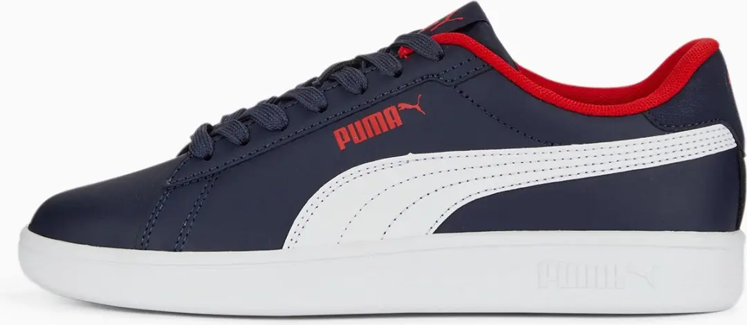 PUMA Smash 3.0 Sneakers - 38 - Navy/Wit/Rood - afbeelding 3 van 6