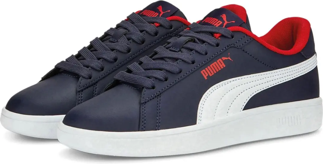 PUMA Smash 3.0 Sneakers - 38 - Navy/Wit/Rood - afbeelding 2 van 6