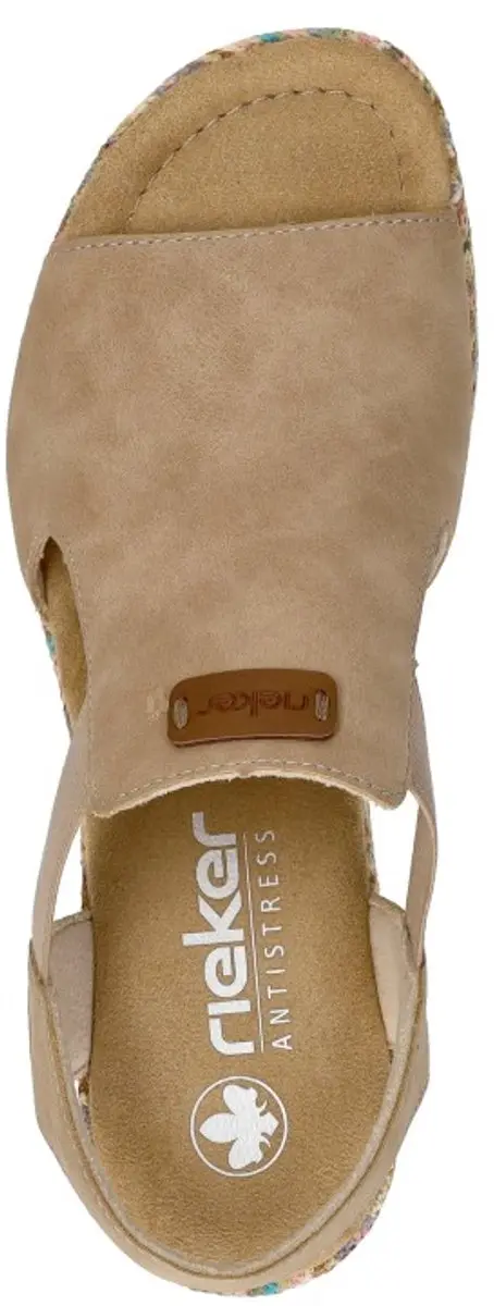 Rieker Sandalen Hak Sandalen Hak - beige - Maat 38 - afbeelding 4 van 6