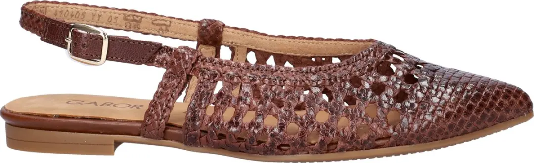 Gabor Dames Slingback - Bruin - Maat 37,5 - afbeelding 2 van 6