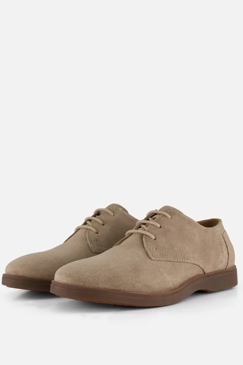 Bugatti Lewis Veterschoenen beige Suede