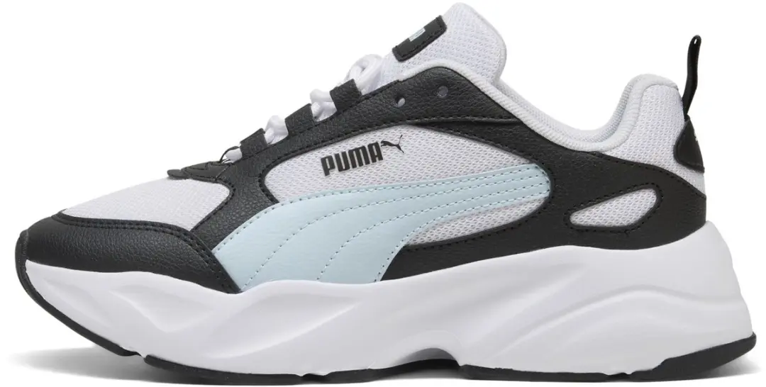 PUMA Cassia 20 Sportschoenen - 40 - Wit/Aqua Glow/Zwart - afbeelding 3 van 6