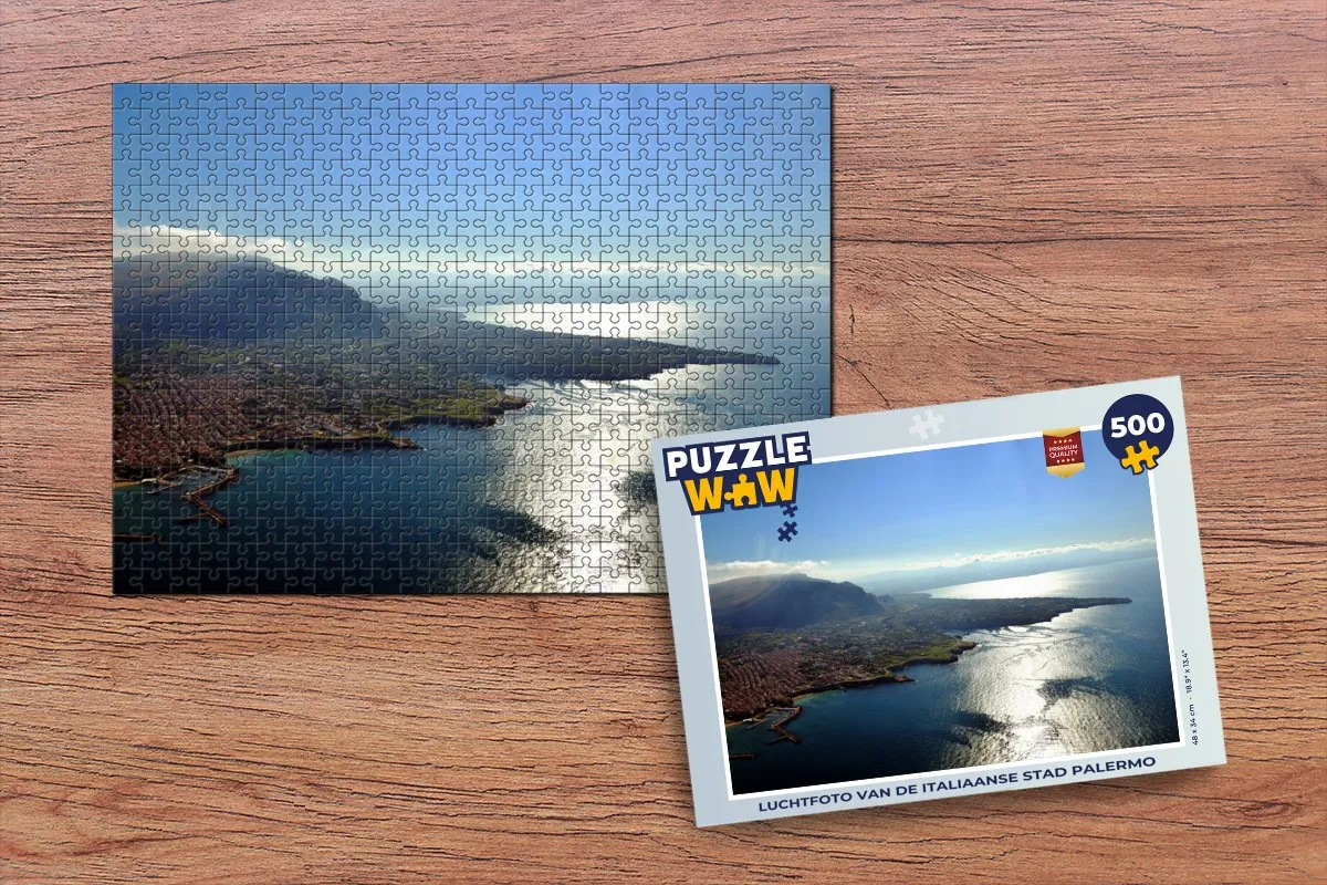 PuzzleWow Palermo Legpuzzel 500 Stuks - Multicolor