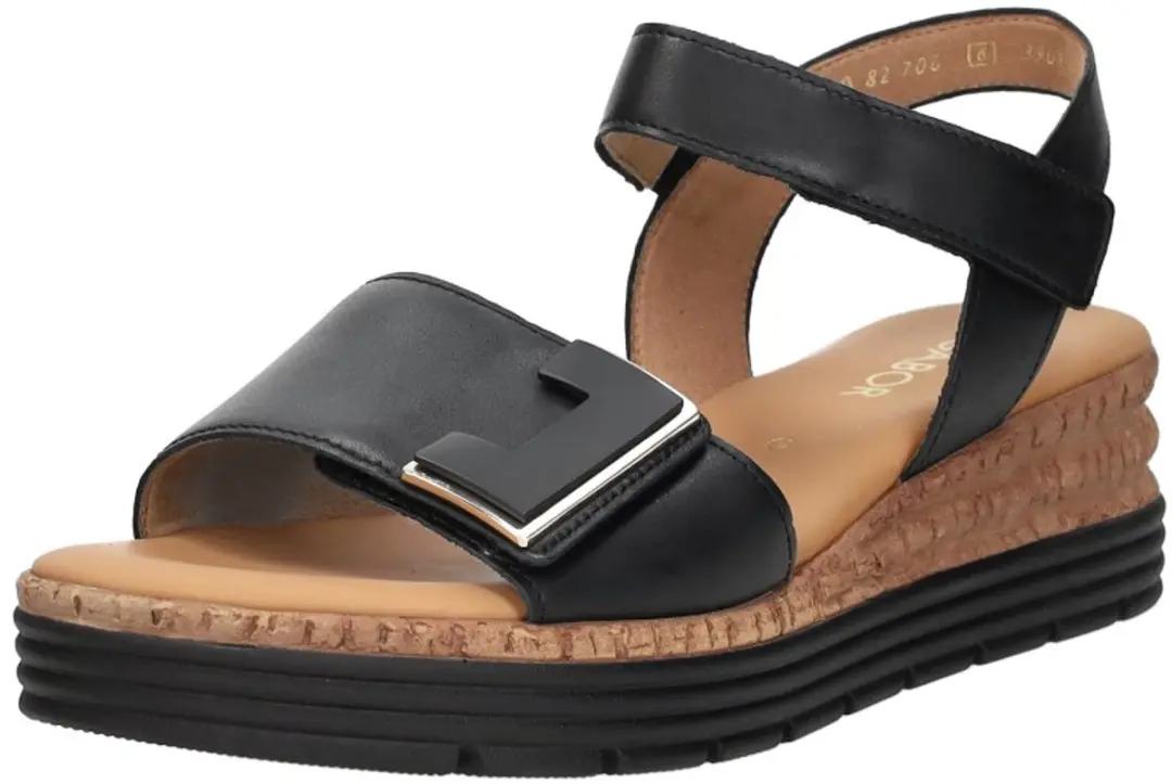 Gabor Dames Sandalen Florenz 41.5 - Zwart - afbeelding 2 van 6