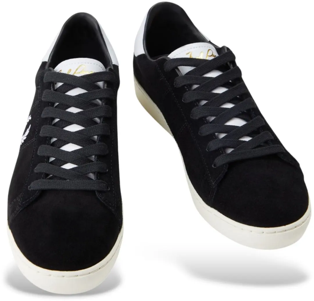 Fred Perry Spencer Sneakers - Zwart - afbeelding 6 van 6