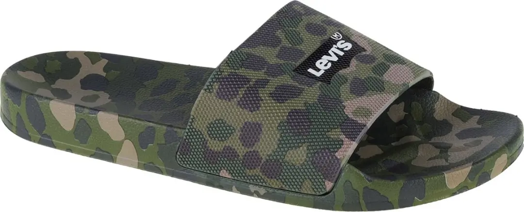 Levi's June Stamp 234217-753-92, Mannen, Groen, Slippers, maat: 42