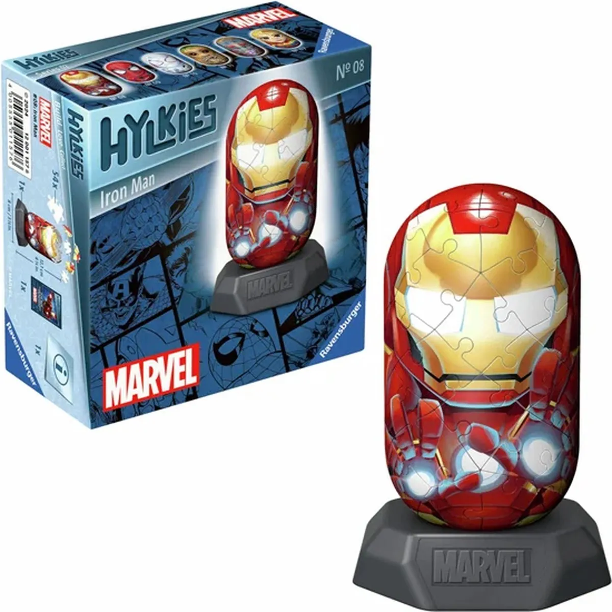 Ravensburger Hylkies Marvel Iron Man Capsule Figuur