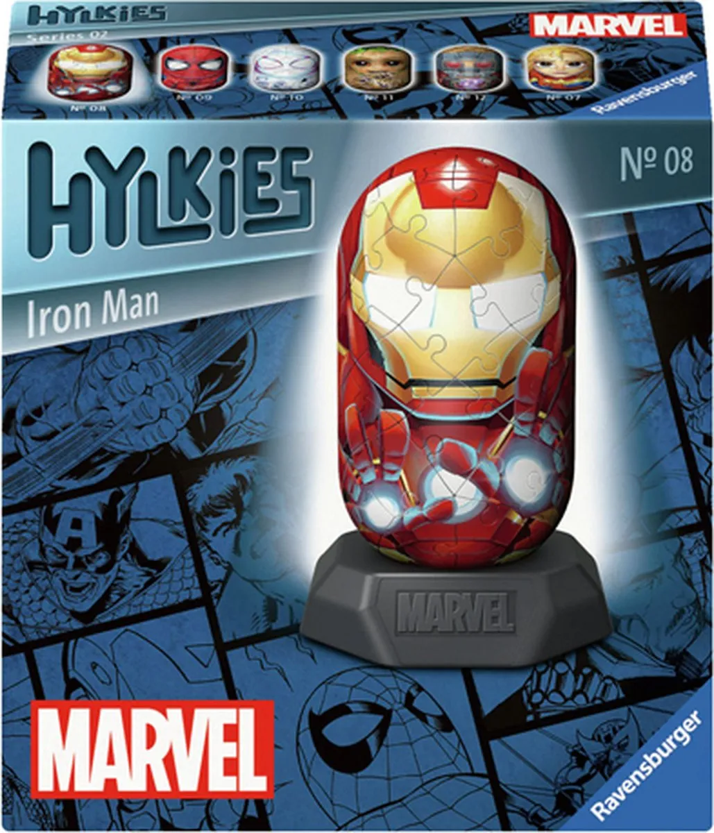 Ravensburger Hylkies Marvel Iron Man Capsule Figuur