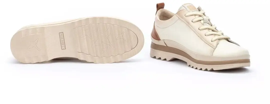 Pikolinos Vigo Leren Sneakers - Wit - Maat 41 - afbeelding 3 van 6