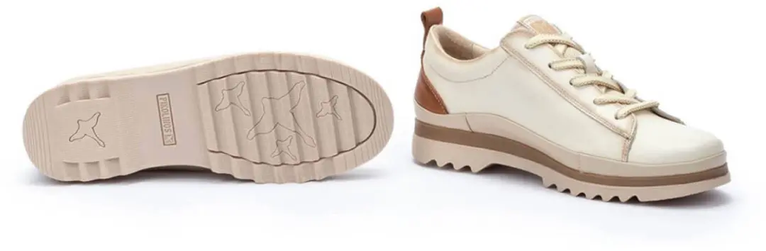 Pikolinos Vigo Leren Sneakers - Wit - Maat 41 - afbeelding 4 van 6