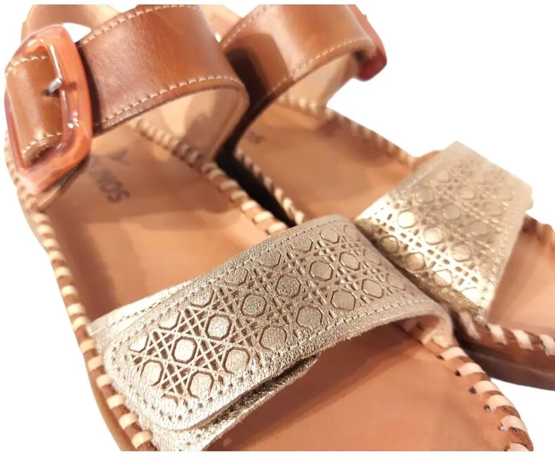 Pikolinos Cadaques W8K 0555C1 Sandaal - 39 - Bruin/Brons