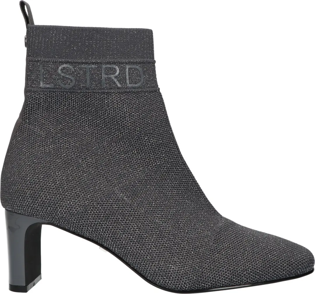 La Strada Enkellaars Grijs Knitted