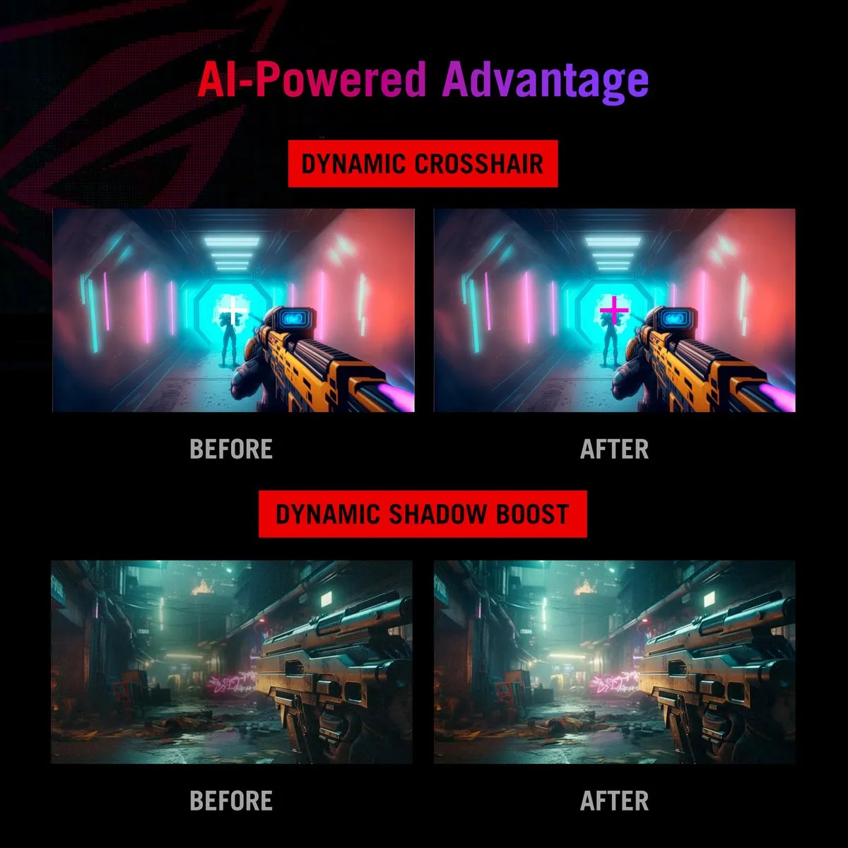 ASUS ROG Strix XG27ACMS Gaming Monitor 27" - 320Hz - QHD - 15W USB-C