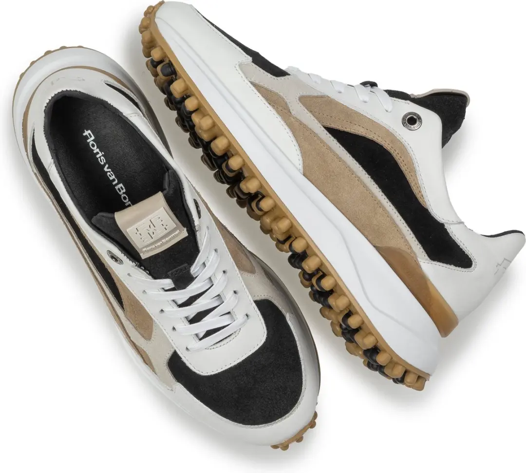 Floris van Bommel Noppi 17.02 Dames Sneakers - Wit - Maat 37 - afbeelding 6 van 6
