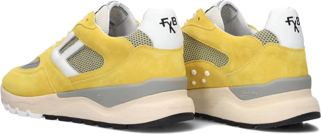 Floris van Bommel De Treener Sfm-10154 Sneakers - Geel - Maat 41⅓ - afbeelding 6 van 6
