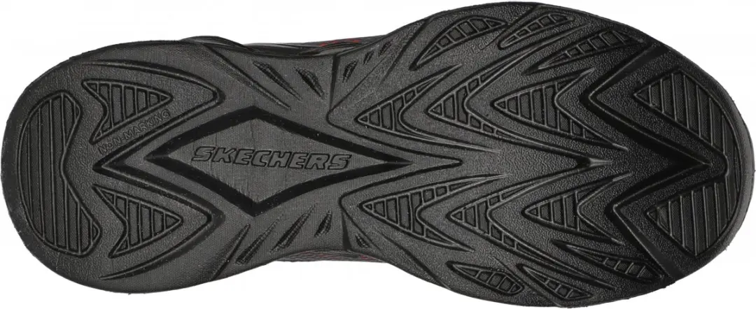 Skechers S-Lights 400602L Sneakers - Grijs/rood - afbeelding 4 van 6