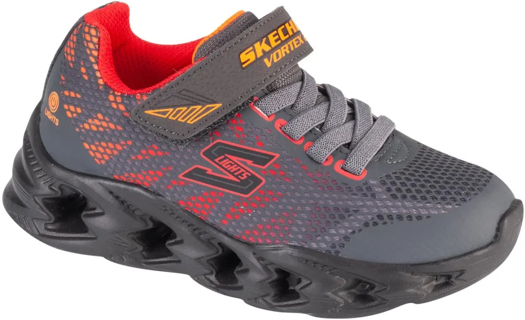 Skechers Sneaker S-Lights 400602L CCMT Grijs Oranje Rood