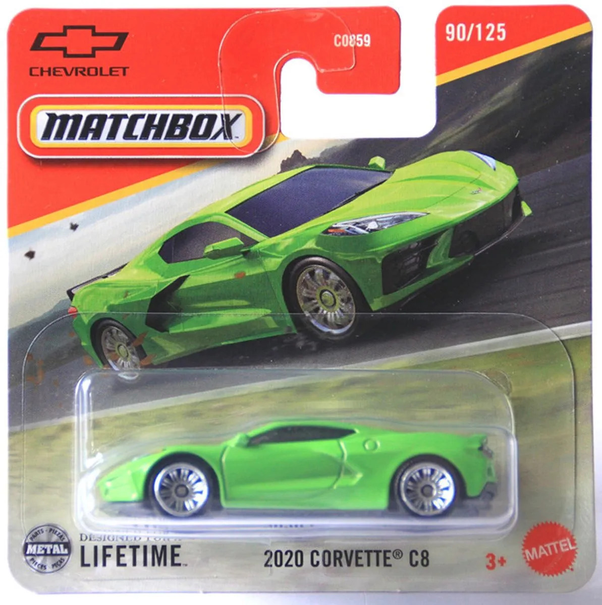 Hot Wheels Matchbox Corvette C8 2020 Racing Green 1:64