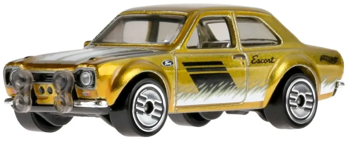 Hot Wheels Ultra Hots '70 Ford Escort RS1600 JBY60 - Goud - afbeelding 3 van 5