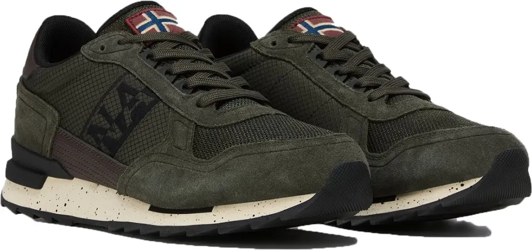 Napapijri Heren Valor Ripstop Sneakers Olive Night