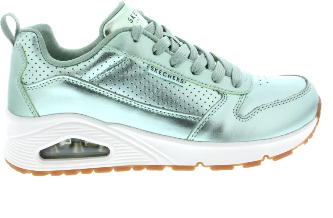 Dames Sneakers Skechers Uno Metallixs Sage Groen