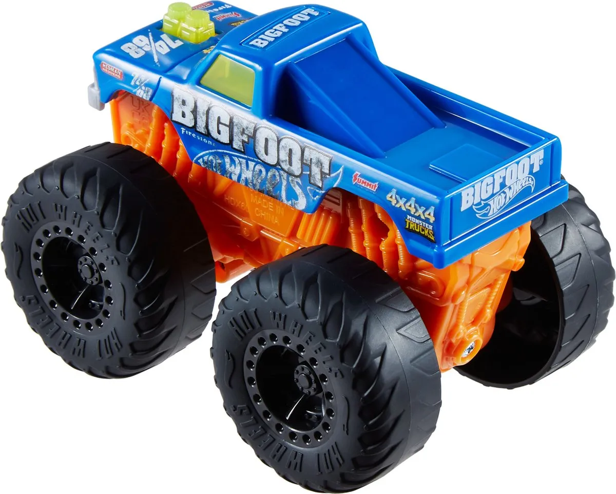 Hot Wheels Roarin' Wreckers Bigfoot Monstertruck HMM53 - 3 Jaar - 3x LR44