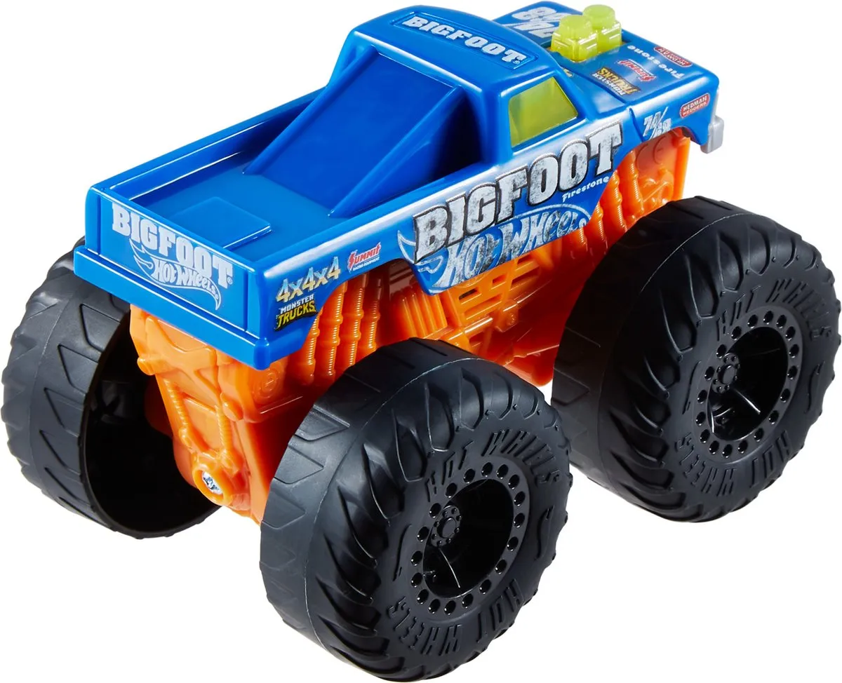 Hot Wheels Roarin' Wreckers Bigfoot Monstertruck HMM53 - 3 Jaar - 3x LR44
