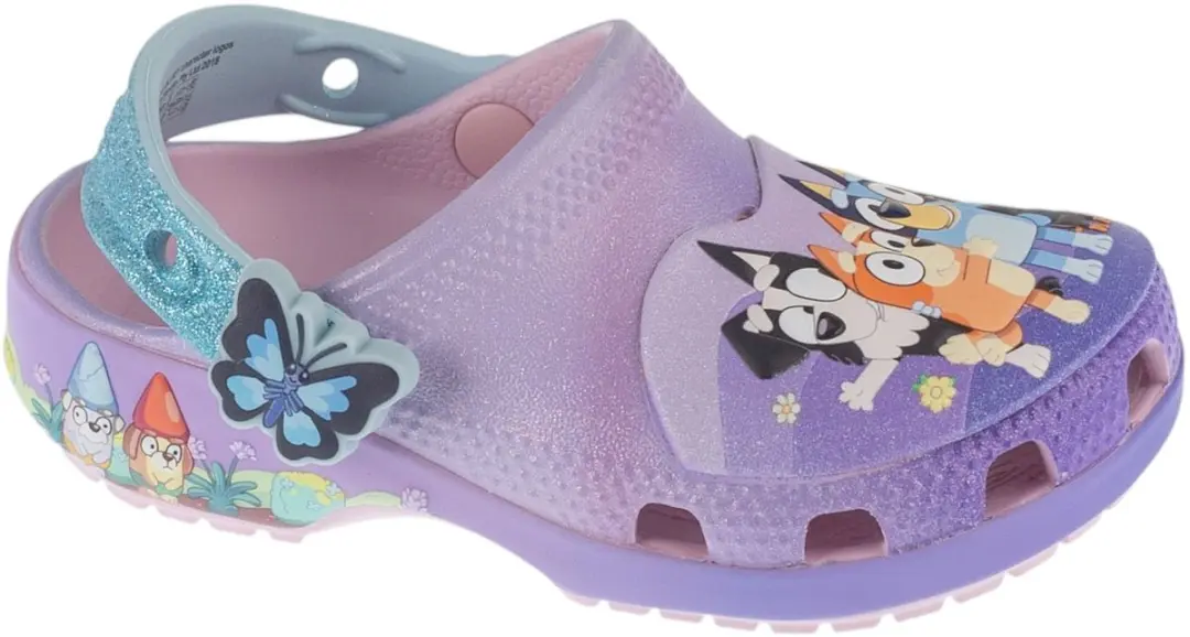 Crocs Classic Bluey Multi Clog T, voor meisje, Roze, Slippers, maat: 24/25