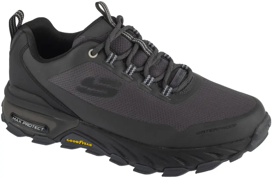 Skechers Max Protect-Fast Track, Mannen, Grijs, Sneakers, maat: 42,5