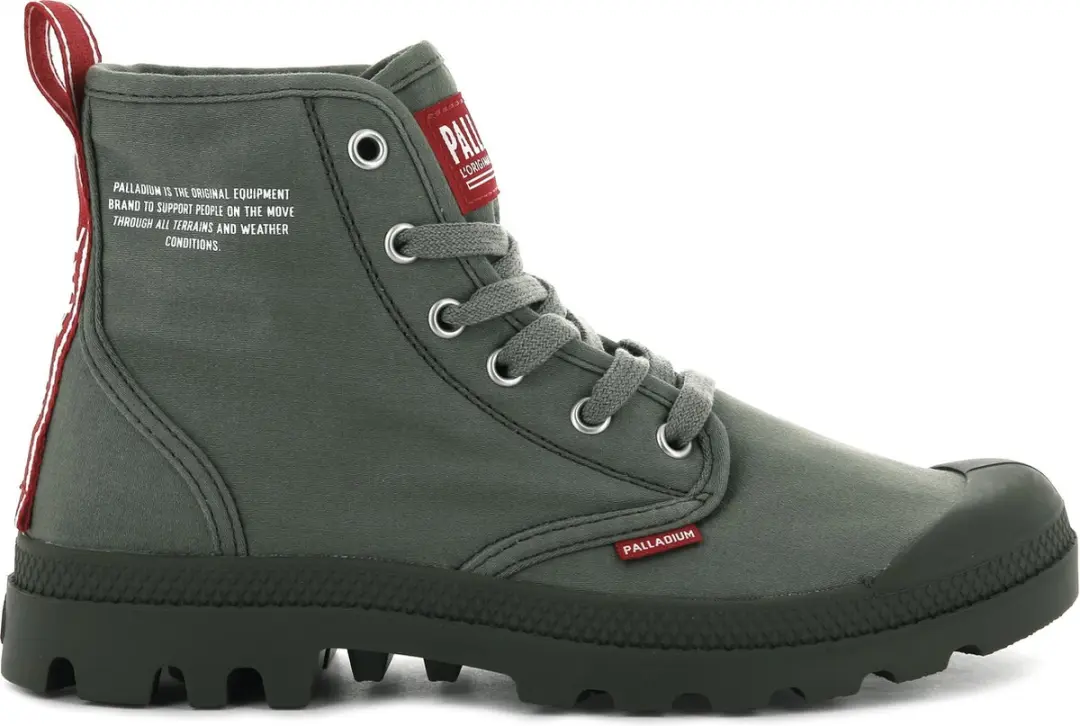 Palladium Pampa Hi Dare 76258-325-M, Unisex, Groen, Sneakers, maat: 38