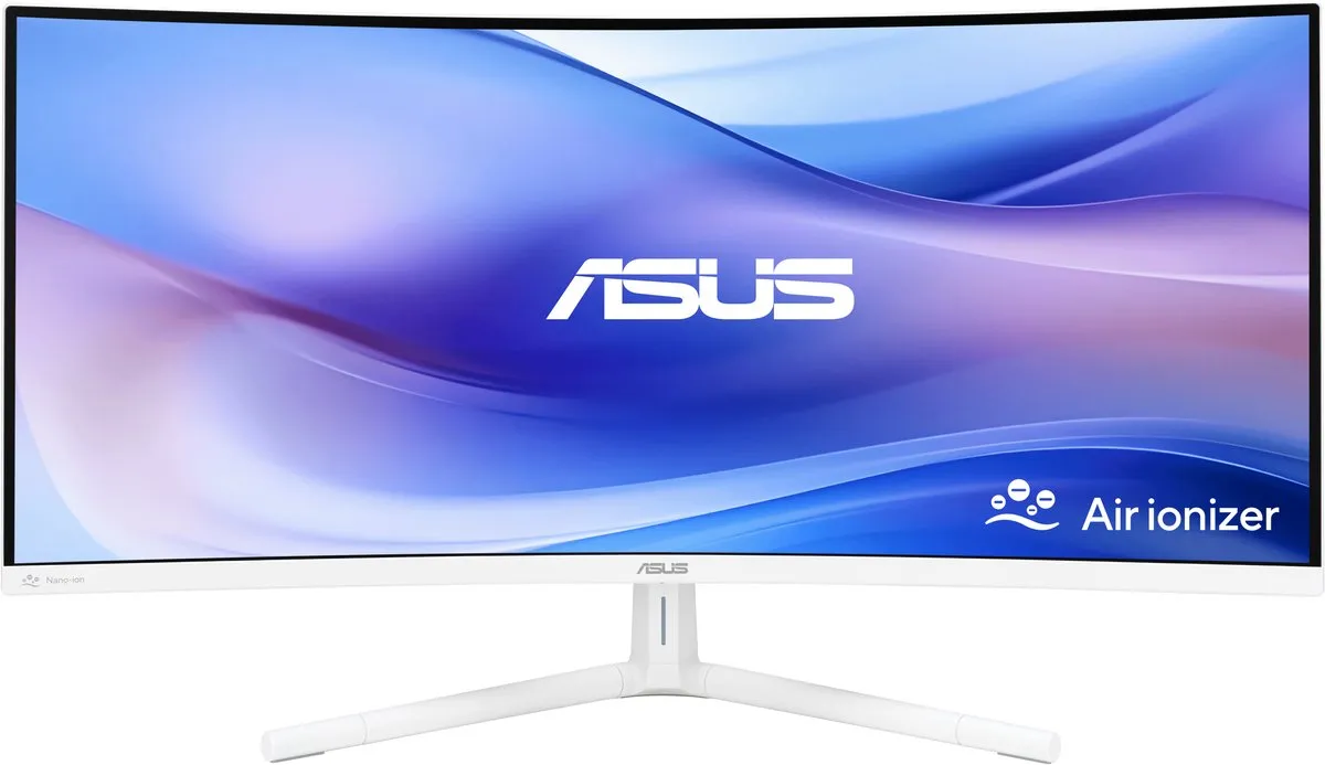 ASUS EyeCare VU34WCIP-W Ultrawide Monitor 34" - QHD 100Hz - USB-C 65W