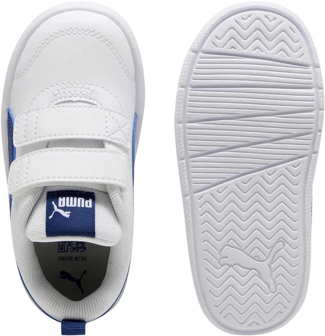 PUMA Courtflex V3 V Schoenen - Maat 20 - Wit - afbeelding 5 van 6
