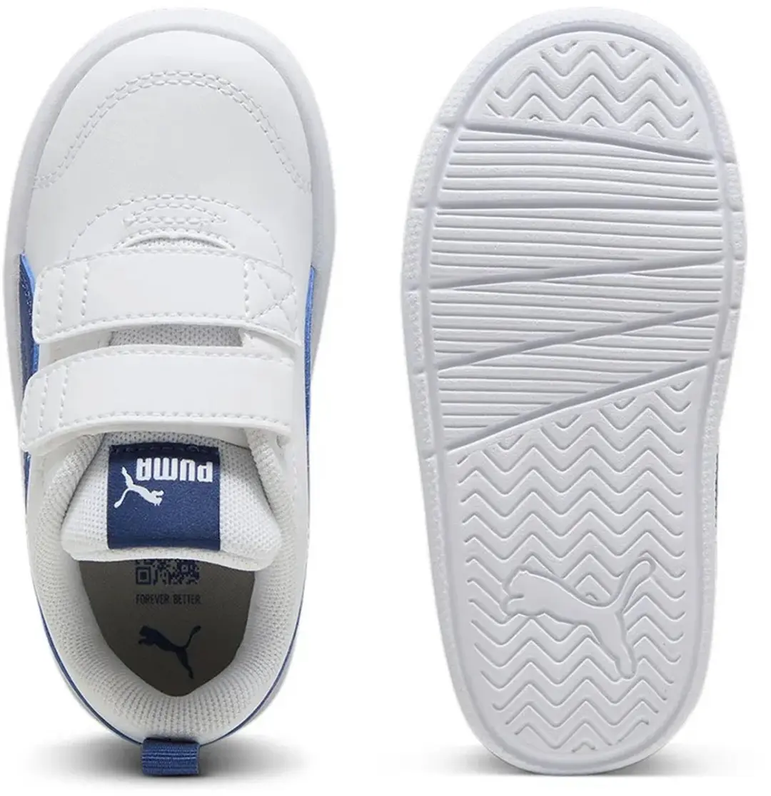 PUMA Courtflex V3 V Schoenen - Maat 20 - Wit - afbeelding 2 van 6