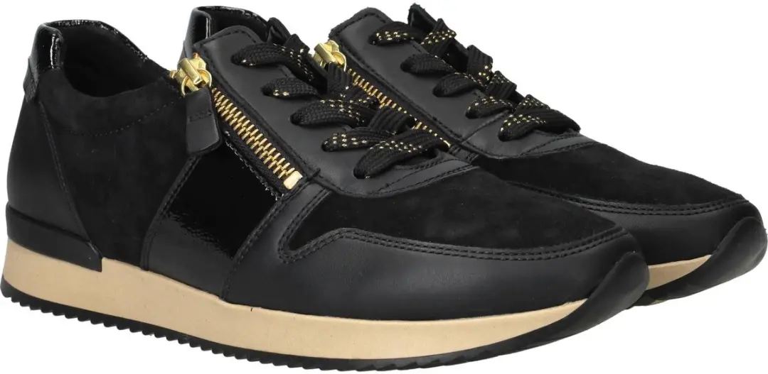 Gabor 6019 Dames Sneakers - Zwart - Maat 42 - afbeelding 4 van 6