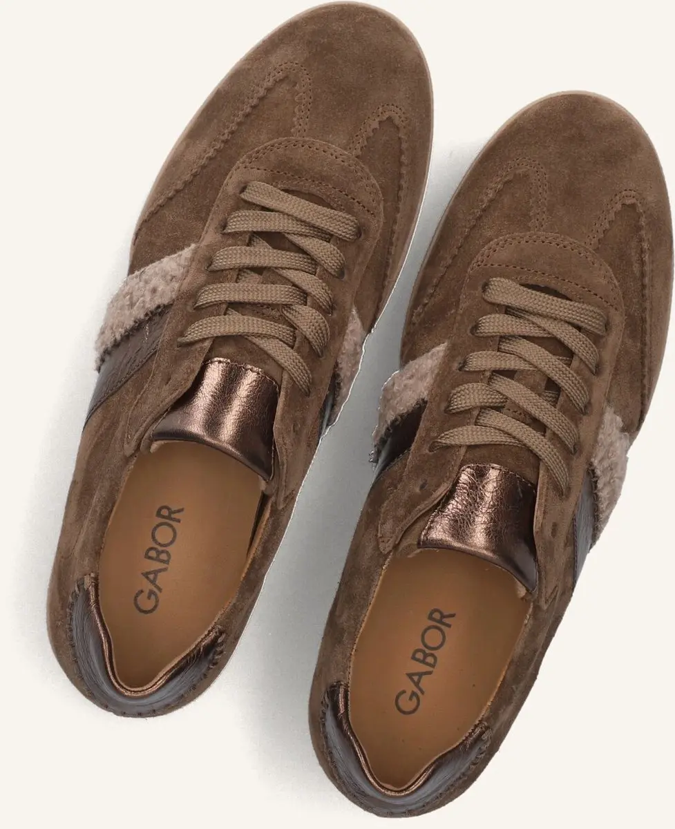 Gabor 6011 Dames Sneakers - Bruin - Maat 40,5 - afbeelding 3 van 6