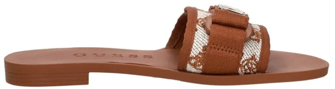 Guess Elyze Open Teen Badslipper 37 - cognac - afbeelding 2 van 6