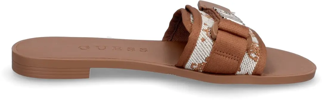 Guess Elyze Open Teen Badslipper 37 - cognac - afbeelding 3 van 6