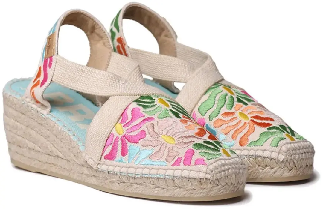 Toni Pons Montjoi Wedge Espadrilles Beige EU 37 Vrouw