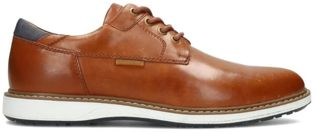 PS Poelman atos veterschoenen cognac leer