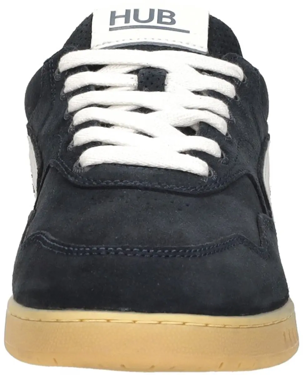 Hub Vancouver S47 Sneakers - Donkerblauw/Wit/Bruin