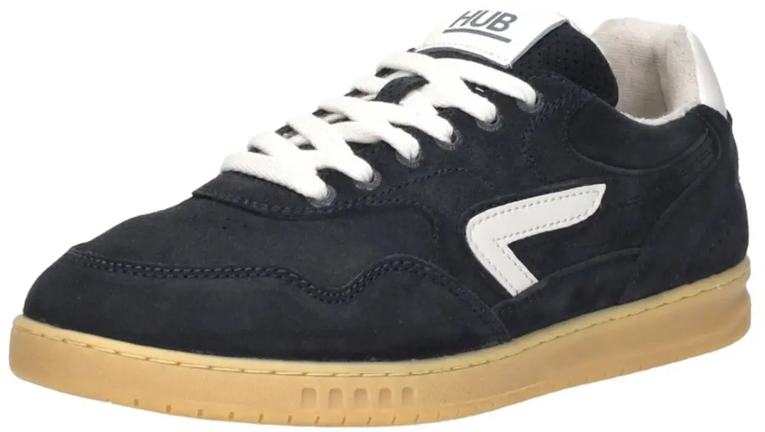Hub Vancouver S47 Sneakers - Donkerblauw/Wit/Bruin