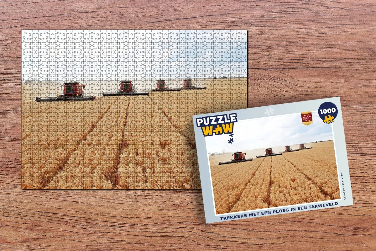 PuzzleWow Legpuzzel Trekkers 1000 Stuks - Multicolor